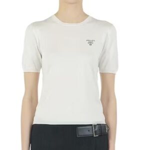 Prada Short Sleeve Light Knit Shirt